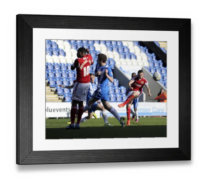 Framed Print : Martin Patterson's Shot for Bristol City against Colchester United, Sky Bet League One - 22 / 03 / 2014 Framed Print : Martin Patterson's Shot for Bristol City against Colchester United, Sky Bet League One - 22 / 03 / 2014