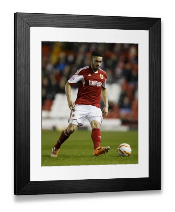 Framed Print : Bristol City's Derrick Williams in Action during Sky Bet League One Match against Port Vale (2014) Framed Print : Bristol City's Derrick Williams in Action during Sky Bet League One Match against Port Vale (2014)
