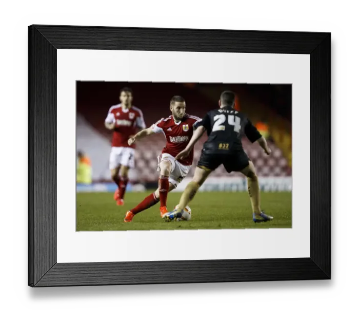 Framed Print : Bristol City vs Port Vale: Martin Paterson vs Richard Duffy - Intense Football Moment Framed Print : Bristol City vs Port Vale: Martin Paterson vs Richard Duffy - Intense Football Moment