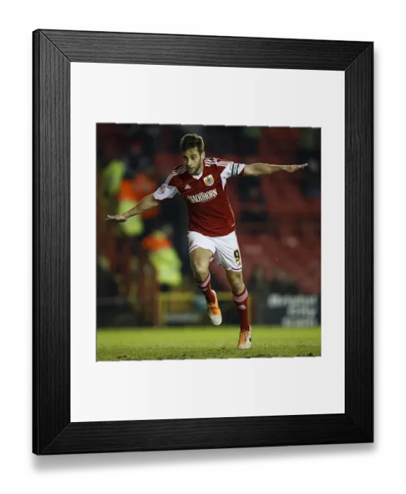 Framed Print : Bristol City's Sam Baldock Scores Third Goal vs. Port Vale: 3-0 Lead Framed Print : Bristol City's Sam Baldock Scores Third Goal vs. Port Vale: 3-0 Lead
