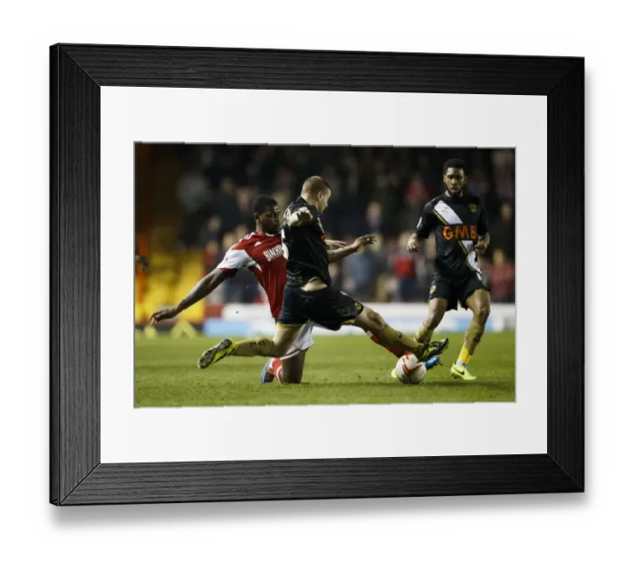 Framed Print : Bristol City vs Port Vale: Jay Emmanuel-Thomas Fouls Leads to Red Card for Carl Dickinson Framed Print : Bristol City vs Port Vale: Jay Emmanuel-Thomas Fouls Leads to Red Card for Carl Dickinson