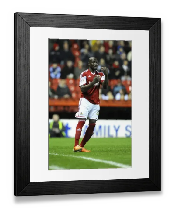 Framed Print : Bristol City vs Swindon Town: Nyron Nosworthy in Action at Ashton Gate, 2014 Framed Print : Bristol City vs Swindon Town: Nyron Nosworthy in Action at Ashton Gate, 2014
