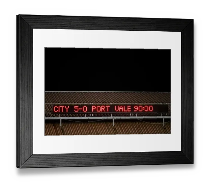 Framed Print : Bristol City's 5-0 Victory Over Port Vale at Ashton Gate, March 2014