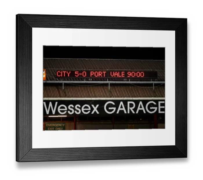 Framed Print : Five-Star Victory: Bristol City's 5-0 Domination Over Port Vale at Ashton Gate, March 2014
