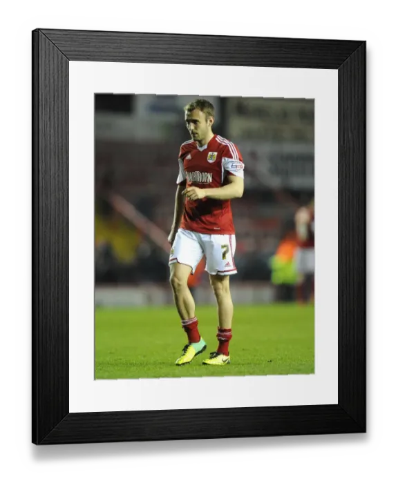 Framed Print : Bristol City's Liam Kelly Returns: First Appearance of the Season Against Swindon Town in Sky Bet League One Framed Print : Bristol City's Liam Kelly Returns: First Appearance of the Season Against Swindon Town in Sky Bet League One