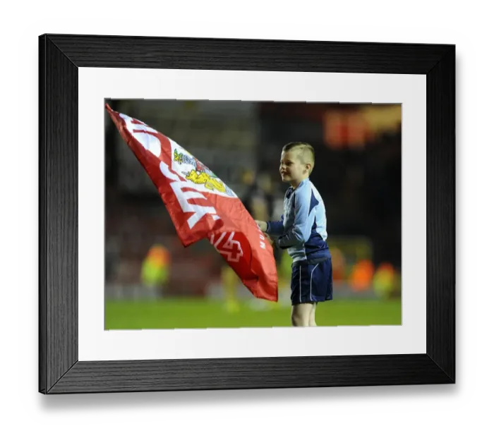 Framed Print : Bristol City vs Swindon Town Rivalry: Clash at Ashton Gate - Sky Bet League One