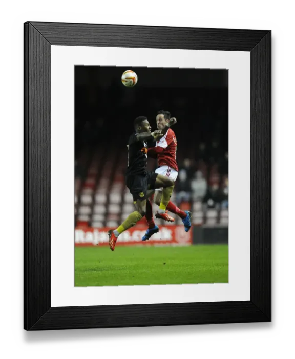 Framed Print : Battling for Supremacy: Greg Cunningham vs Jennison Myrie-Williams in the Heat of Bristol City vs Swindon Town Rivalry Framed Print : Battling for Supremacy: Greg Cunningham vs Jennison Myrie-Williams in the Heat of Bristol City vs Swindon Town Rivalry