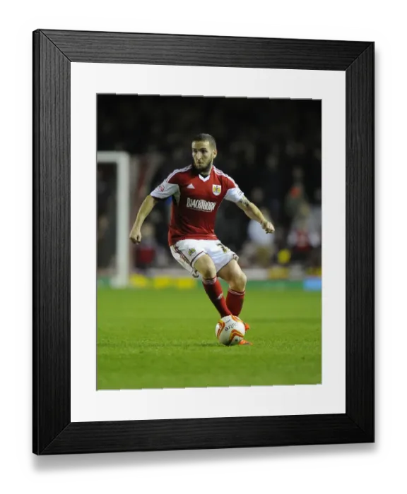 Framed Print : Martin Paterson in Action: Bristol City vs Swindon Town, Sky Bet League One, Ashton Gate, 2014 Framed Print : Martin Paterson in Action: Bristol City vs Swindon Town, Sky Bet League One, Ashton Gate, 2014