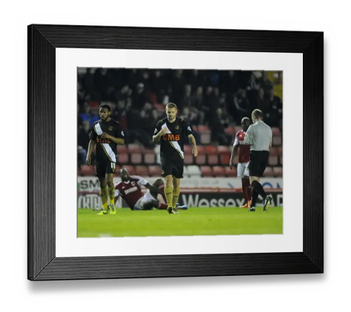 Framed Print : Bristol City vs Swindon Town: The Clash of 15 March 2014 Framed Print : Bristol City vs Swindon Town: The Clash of 15 March 2014