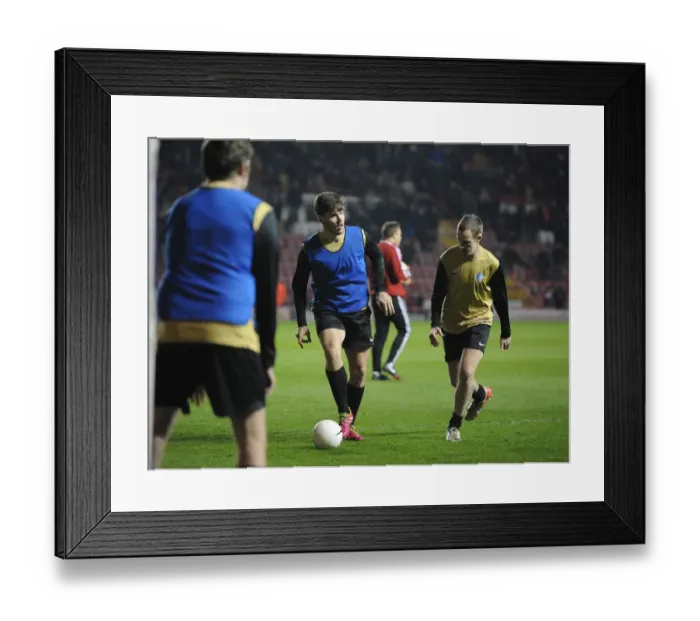 Framed Print : Rivalry Reignites: Bristol City vs Swindon Town Showdown at Ashton Gate, 2014 - A Football Battle Framed Print : Rivalry Reignites: Bristol City vs Swindon Town Showdown at Ashton Gate, 2014 - A Football Battle