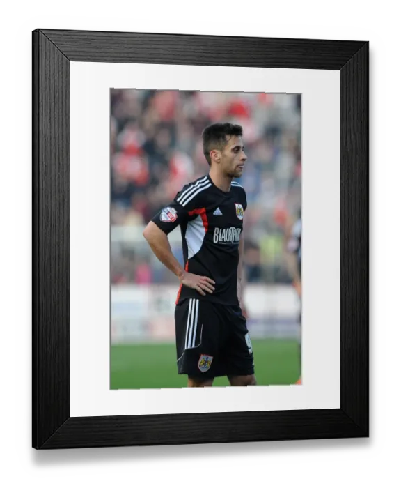 Framed Print : Bristol City's Sam Baldock Looks Disappointed in 2-1 Loss to Rotherham United Framed Print : Bristol City's Sam Baldock Looks Disappointed in 2-1 Loss to Rotherham United