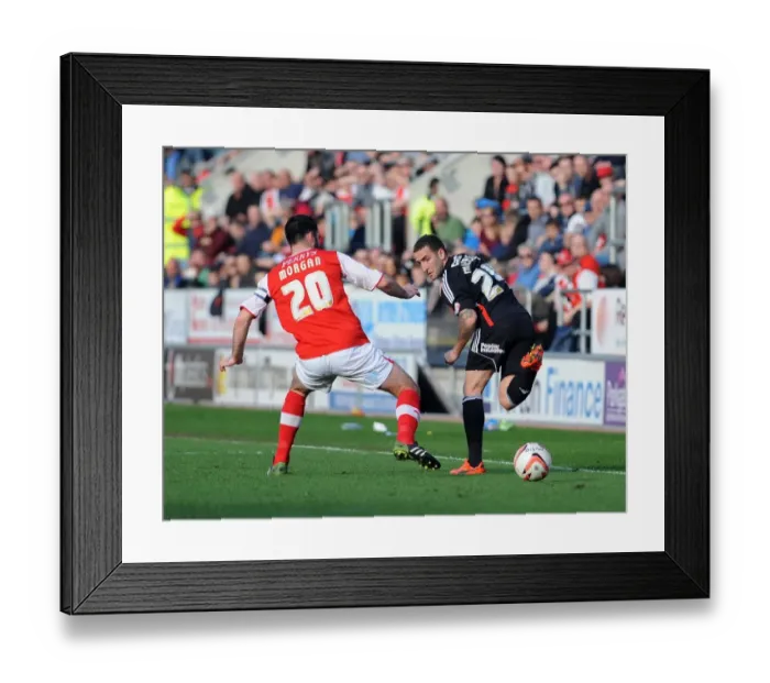 Framed Print : Martin Paterson's Backheel: Rotherham United vs. Bristol City, Sky Bet League One, 2014