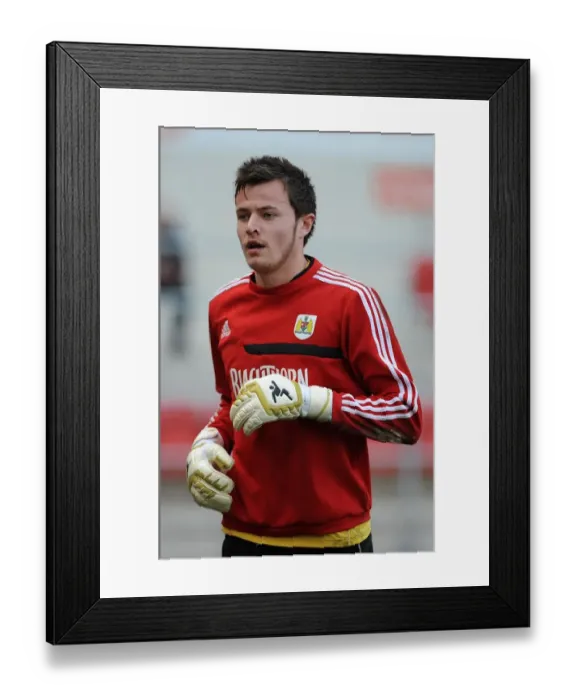 Framed Print : Bristol City's Dave Richards in Action Against Rotherham United, March 2014