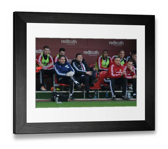 Framed Print : Steve Cotterill Leads Bristol City in Sky Bet League One Clash at Rotherham United