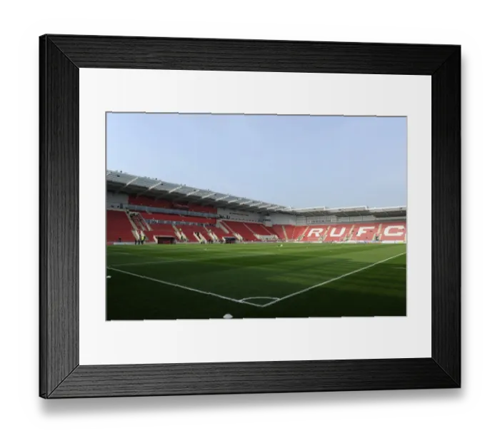 Framed Print : Rotherham United vs. Bristol City: Clash at New York Stadium, Sky Bet League One (29 / 03 / 2014)