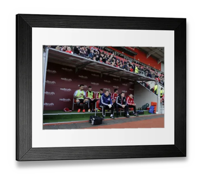 Framed Print : Bristol City Football Club: The Bench at Rotherham United's New York Stadium, Sky Bet League One Match (29 / 03 / 2014) Framed Print : Bristol City Football Club: The Bench at Rotherham United's New York Stadium, Sky Bet League One Match (29 / 03 / 2014)