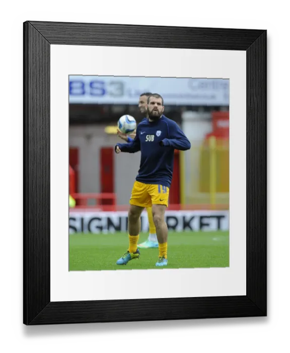 Framed Print : Bristol City vs Preston North End: John Welsh under Investigation - Sky Bet League One Football Match, 05 / 04 / 2014