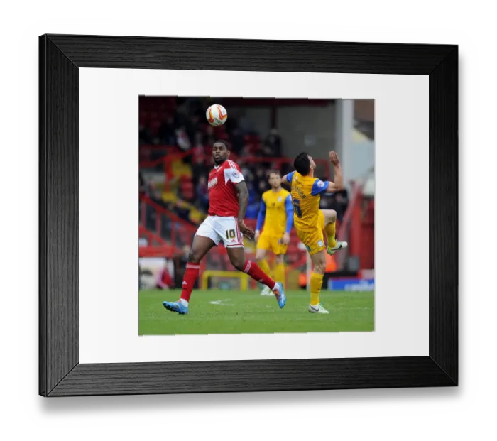 Framed Print : Bristol City vs Preston North End: A Football Rivalry Under Scrutiny - The Alleged Spot-Fixing Clash: Emmanuel-Thomas vs Buchanan Framed Print : Bristol City vs Preston North End: A Football Rivalry Under Scrutiny - The Alleged Spot-Fixing Clash: Emmanuel-Thomas vs Buchanan