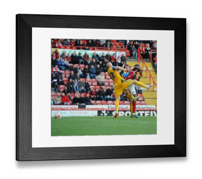 Framed Print : Bristol City's Karleigh Osborne's Shot Saved by Preston North End's Declan Rudd in Sky Bet League One Clash