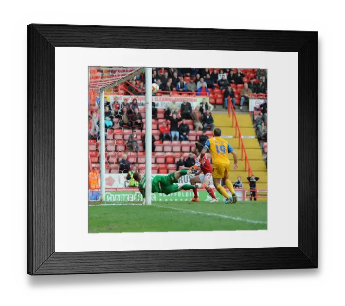 Framed Print : Osborne's Shot Saved by Rudd: Sky Bet League One, Bristol City vs Preston North End Framed Print : Osborne's Shot Saved by Rudd: Sky Bet League One, Bristol City vs Preston North End
