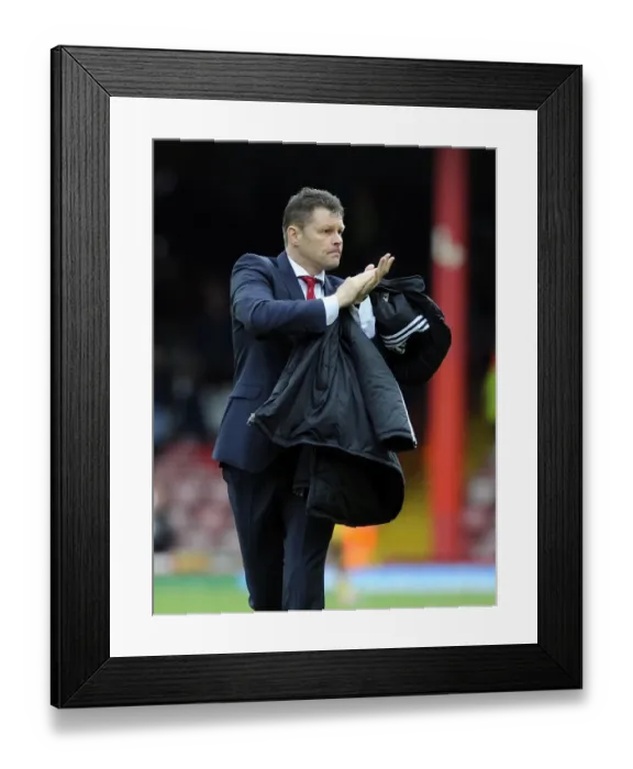 Framed Print : Steve Cotterill Leads Bristol City in Sky Bet League One Clash Against Preston North End (05-04-2014) Framed Print : Steve Cotterill Leads Bristol City in Sky Bet League One Clash Against Preston North End (05-04-2014)