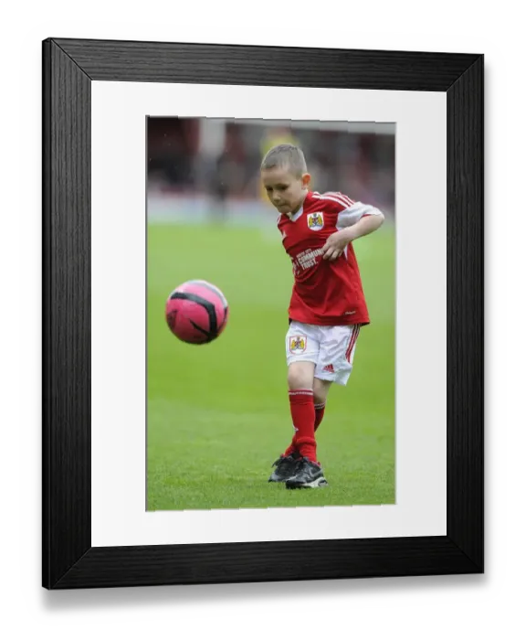 Framed Print : Battling in League One: Bristol City vs Preston North End at Ashton Gate (April 2014)