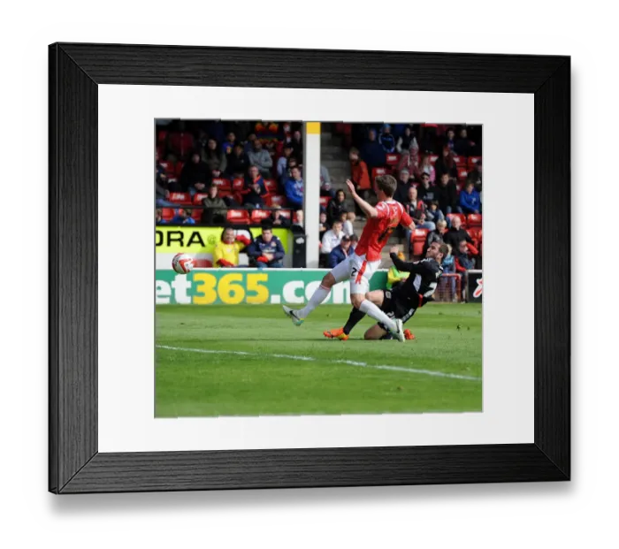 Framed Print : Martin Paterson's Near Miss: Walsall vs. Bristol City, League One, 2014 Framed Print : Martin Paterson's Near Miss: Walsall vs. Bristol City, League One, 2014