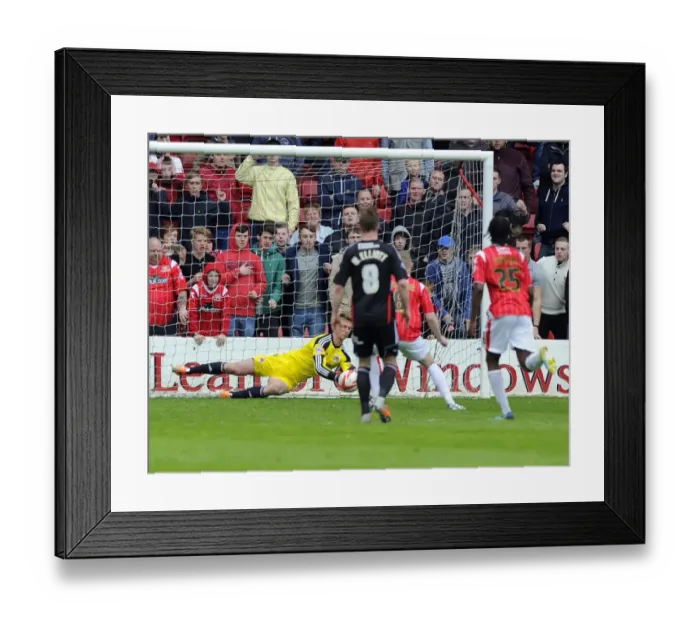 Framed Print : The Exciting Showdown: Walsall vs. Bristol City (April 12, 2014)