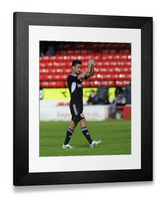 Framed Print : Sam Baldock of Bristol City Thanks Fans after Walsall Victory, 12-04-2014 Framed Print : Sam Baldock of Bristol City Thanks Fans after Walsall Victory, 12-04-2014