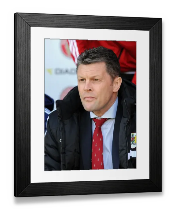 Framed Print : Steve Cotterill Leads Bristol City at Walsall's Banks Stadium, League One Clash (April 2014) Framed Print : Steve Cotterill Leads Bristol City at Walsall's Banks Stadium, League One Clash (April 2014)
