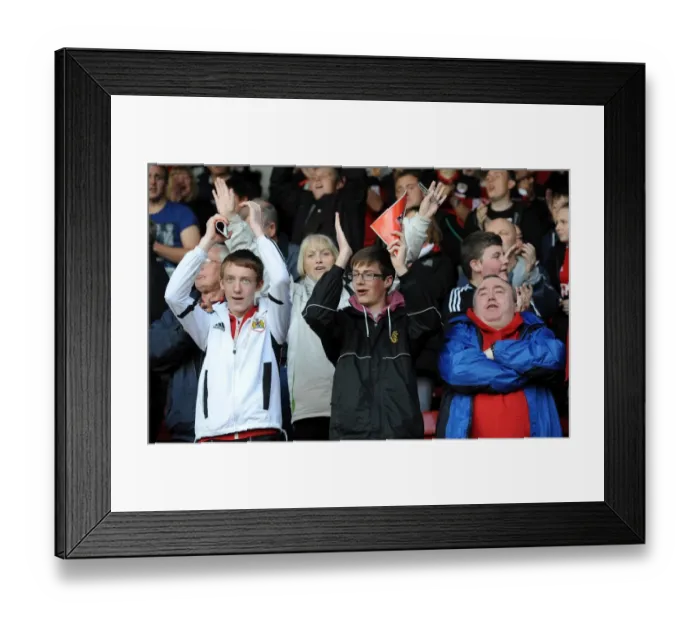 Framed Print : Bristol City's Euphoric Celebration: Walsall 1-2 City (Sky Bet League One, 12-04-2014) Framed Print : Bristol City's Euphoric Celebration: Walsall 1-2 City (Sky Bet League One, 12-04-2014)