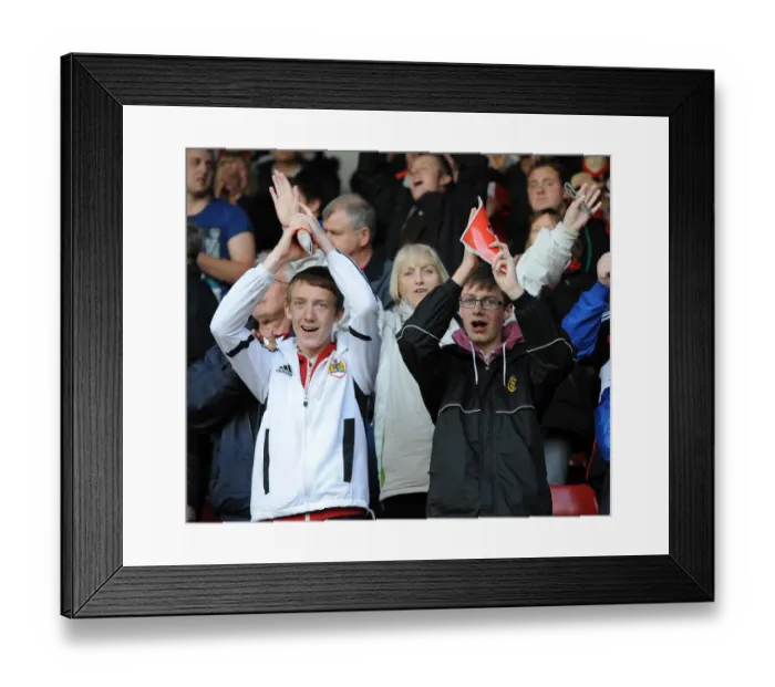 Framed Print : Bristol City's Euphoric Final Whistle: A Thrilling Celebration in Sky Bet League One (Walsall vs. Bristol City)
