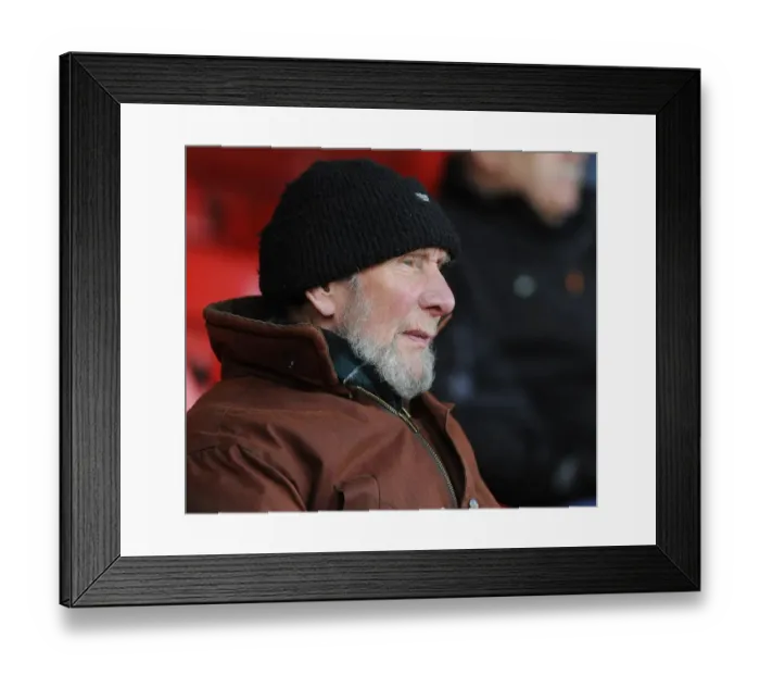 Framed Print : Bristol City Fans in Full Force at Walsall's Banks Stadium during Sky Bet League One Match (12 / 04 / 2014)