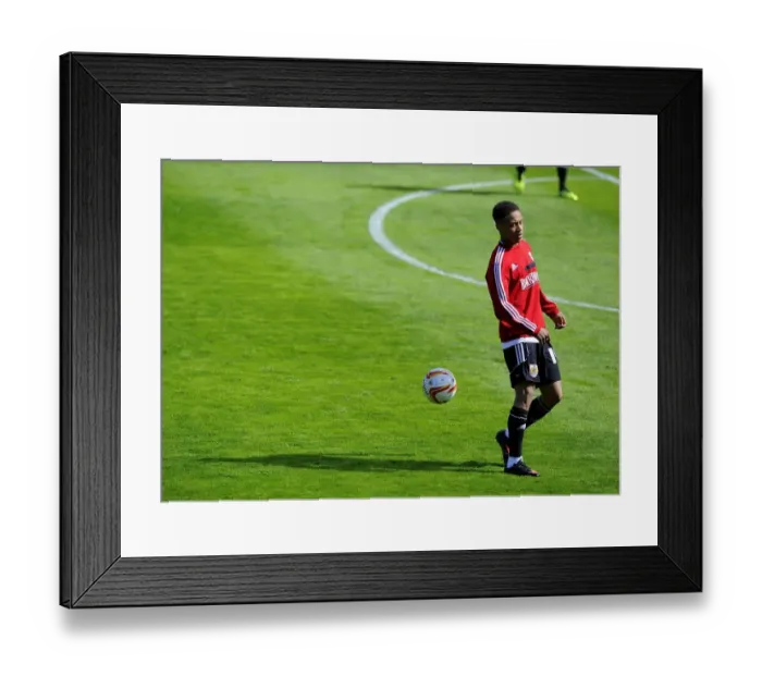 Framed Print : Bobby Reid in Action: Walsall vs. Bristol City, League One (2014)