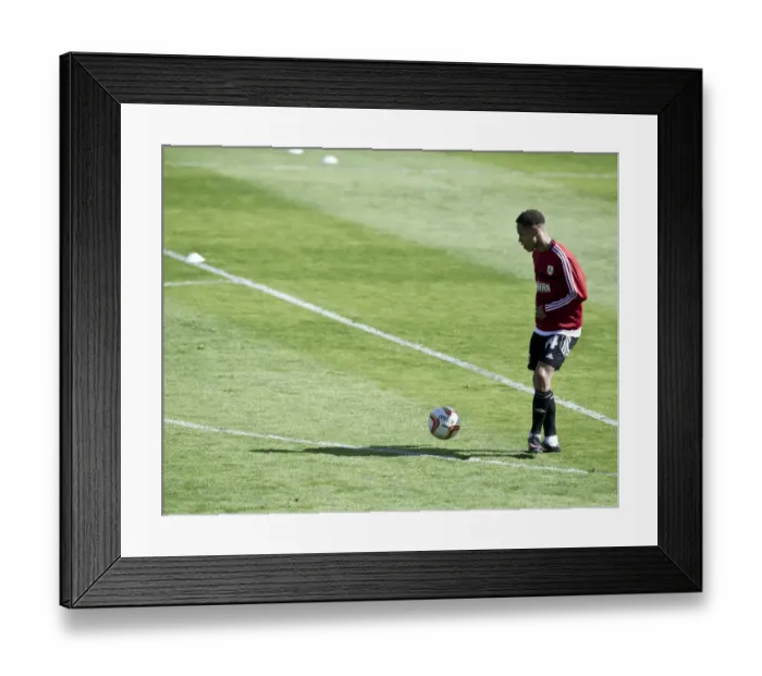 Framed Print : Bobby Reid in Action: Walsall vs. Bristol City, League One, 2014 Framed Print : Bobby Reid in Action: Walsall vs. Bristol City, League One, 2014