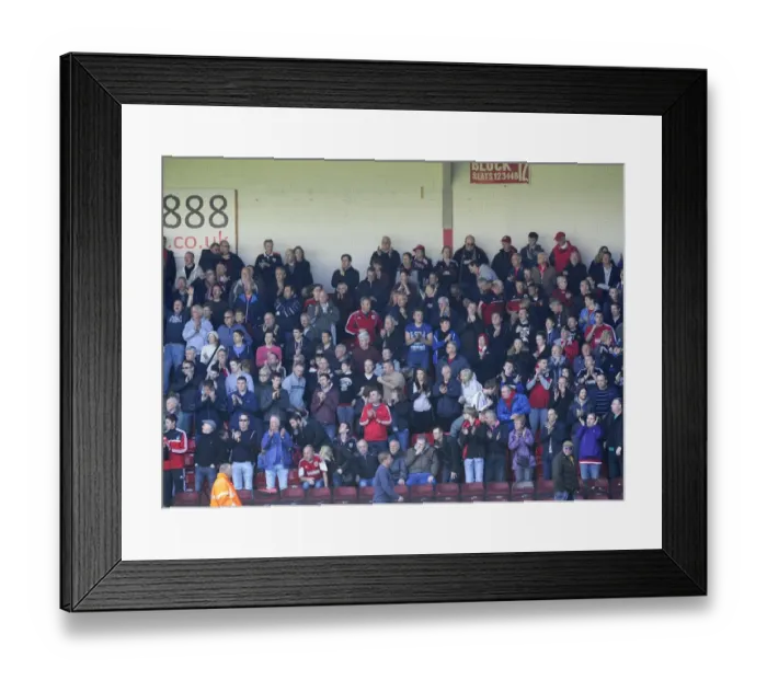 Framed Print : League One Rivalry: Walsall vs. Bristol City at Banks Stadium (April 12, 2014)