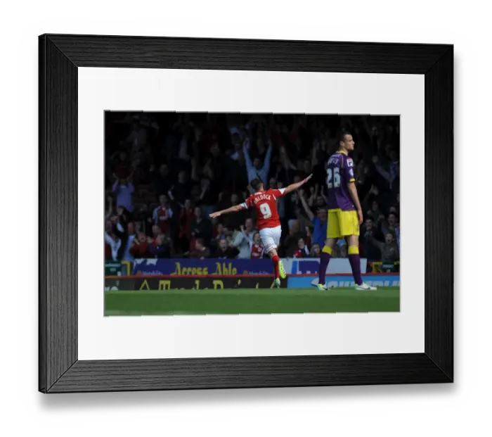 Framed Print : Sam Baldock's Euphoric Goal: Bristol City's Victory Over Notts County (April 18, 2014) Framed Print : Sam Baldock's Euphoric Goal: Bristol City's Victory Over Notts County (April 18, 2014)