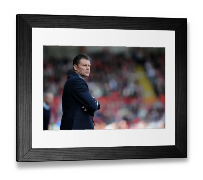 Framed Print : Steve Cotterill Leads Bristol City Against Notts County in Sky Bet League One, 2014 Framed Print : Steve Cotterill Leads Bristol City Against Notts County in Sky Bet League One, 2014