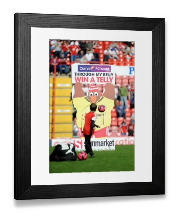Framed Print : Leo Worlock's Unforgettable Win: A 9-Year-Old's Triumph at Ashton Gate - Bristol City vs. Notts County (2014)