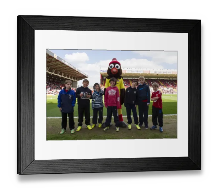 Framed Print : Bristol City vs Notts County Football Match at Ashton Gate - April 18, 2014