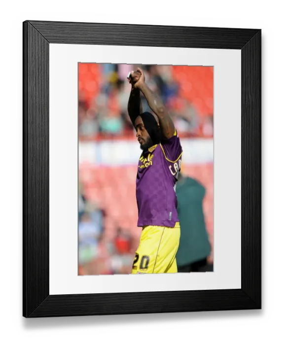 Framed Print : Jamal Campbell-Ryce's Emotional Return: Bristol City vs Notts County (2014, Sky Bet League One)