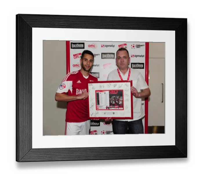 Framed Print : Bristol City FC: Dougie Allward's Shot - Man of the Match Triumph vs. Notts County (April 18, 2014) Framed Print : Bristol City FC: Dougie Allward's Shot - Man of the Match Triumph vs. Notts County (April 18, 2014)