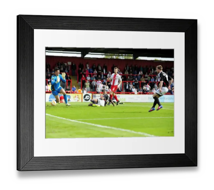 Framed Print : Wade Elliott's Decisive Goal: Bristol City's Victory over Stevenage, April 2014 Framed Print : Wade Elliott's Decisive Goal: Bristol City's Victory over Stevenage, April 2014