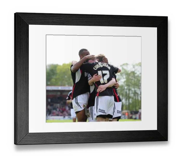 Framed Print : Bristol City's Wade Elliott Celebrates Goal Against Stevenage, 2014 Framed Print : Bristol City's Wade Elliott Celebrates Goal Against Stevenage, 2014