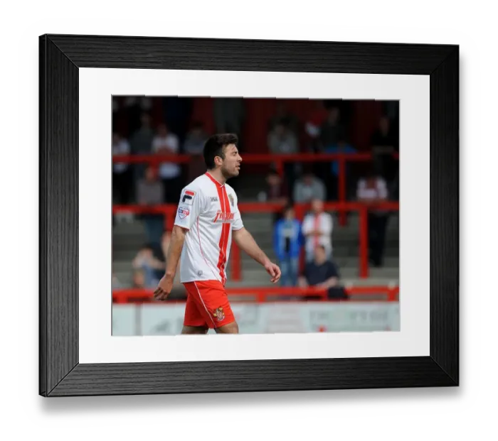 Framed Print : Dejected Stevenage Midfielder Sam Wedgbury as Bristol City Secures Promotion and Relegates Stevenage (21 / 04 / 2014) Framed Print : Dejected Stevenage Midfielder Sam Wedgbury as Bristol City Secures Promotion and Relegates Stevenage (21 / 04 / 2014)