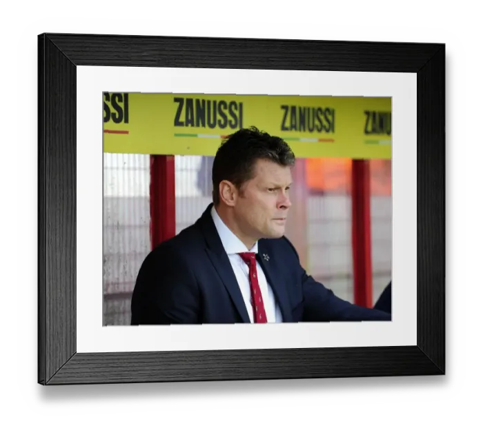 Framed Print : Steve Cotterill Leads Bristol City at Broadhall Way, 2014 Framed Print : Steve Cotterill Leads Bristol City at Broadhall Way, 2014