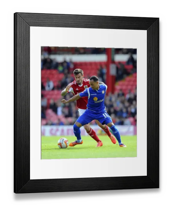 Framed Print : Maron Pack vs. Byron Moore: Intense Battle for the Ball at Ashton Gate, Bristol City vs. Crewe, Sky Bet League One Framed Print : Maron Pack vs. Byron Moore: Intense Battle for the Ball at Ashton Gate, Bristol City vs. Crewe, Sky Bet League One