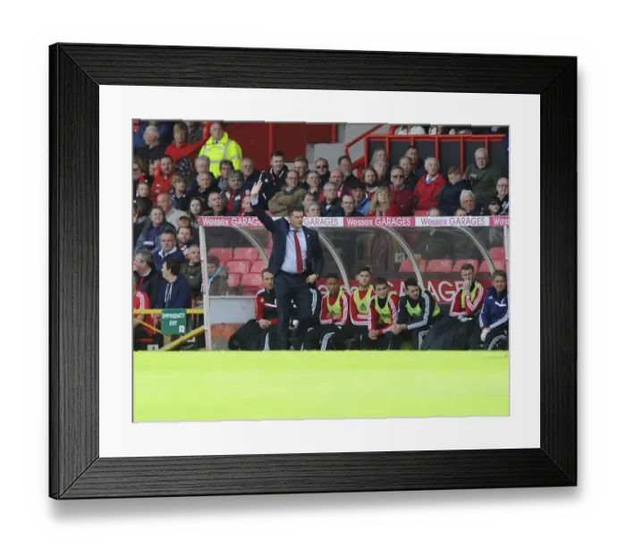 Framed Print : Steve Cotterill Leads Bristol City Against Crewe in Sky Bet League One Clash, 26th April 2014 Framed Print : Steve Cotterill Leads Bristol City Against Crewe in Sky Bet League One Clash, 26th April 2014