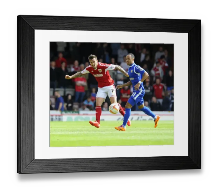 Framed Print : Marlon Pack in Action: Bristol City vs Crewe, Sky Bet League One, 2014 Framed Print : Marlon Pack in Action: Bristol City vs Crewe, Sky Bet League One, 2014