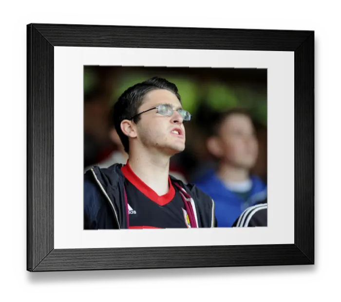 Framed Print : Bristol City vs Crewe: Tension at Ashton Gate, 26th April 2014